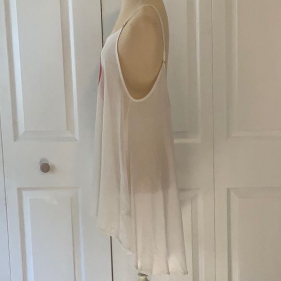 WILDFOX -Sheer Coverup- Small- Adjustable Straps- WILDFOX in Heart- Like New - Picture 4 of 6